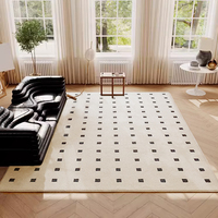 Tapis imperméables pour le salon Grand tapis moderne et simple pour la chambre à coucher et la maison à poils bas