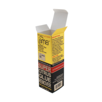 Bouteille de parfum et de maquillage de luxe écologique recyclable boîte en papier kraft pliable imprimée sur mesure pour l'huile de vernis à ongles
