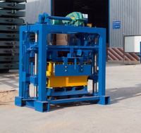 Petite machine de fabrication de briques Machine de fabrication de briques en béton QT4-40 manuelle Machine de fabrication de blocs de béton