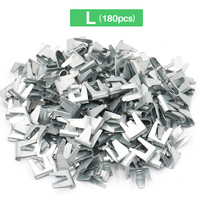 Clips de boucle d'assemblage de cage pour animaux Accessoires d'installation de cage à oiseaux Boucle en métal Clou de cage pour lapin