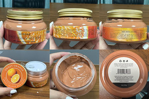 Nhãn Hiệu Riêng Hữu Cơ Nghệ Cam Đất Sét Mặt Nạ Với Tự Nhiên Gừng Mandarin Bentonite Đất Sét Mặt Chăm Sóc Da Nghệ Mặt Nạ - Product Image 2