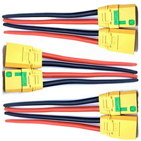Connecteur mâle-femelle YUEEYOUNG XT90 2 pôles en laiton pour câble de charge de batterie automobile (12V/24V) pour drone et trottinette