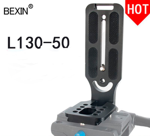 BEXIN L130-50 plaque de dégagement rapide universelle DSLR caméra trépied L support clapet vertical en forme de L pour DJI montages horizontaux - Product Image 2
