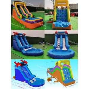 Kommerzielle aufblasbare Hüpfburg mit Rutsche und Pool, Hüpfburg für Kinder, kommerzielles PVC-Material, 2 Jahre Garantie - Product Image 6