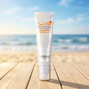 BERGAMO CARACOL MUCUS SUN CREAM (SPF50 + PA +++ 50g) Corea Protector UV Hidratante Antiarrugas Cruelty-Free - Product Image 2