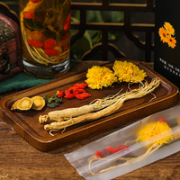 Thé aux fleurs de chrysanthème, ginseng et baies de goji OEM/ODM pour l'énergie et la fertilité des hommes, qualité supérieure, performance sexuelle, fait à la main