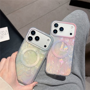เคสโทรศัพท์ลายเปลือกหอยแฟนตาซีสุดล้ำ วัสดุ TPU แบบแม่เหล็ก สำหรับ iPhone 17 Pro Max ดีไซน์สร้างสรรค์สั่งทำพิเศษ สำหรับ Apple 16 Pro 15/14 - Product Image 5