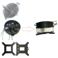 Ventilateur de refroidissement 9025 12V à ailettes de dissipateur thermique pour processeur Intel Core Socket I3 I5 775 LGA115X 1156 1200, directement de l'usine