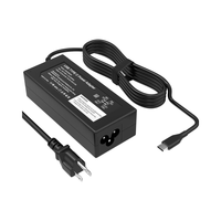Chargeur pour ordinateur portable USB C 65W compatible avec pour Dell et Chromebook Cordon d'alimentation 45W pour utilisation industrielle et écouteurs Fonction PD 3.0