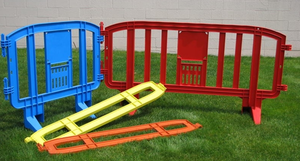 Barriera stradale in plastica di sicurezza stradale fornita dalla fabbrica di barili di alta qualità - Product Image 3