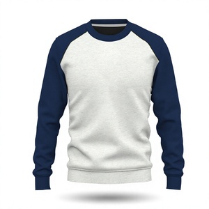 Sudadera de Punto Transpirable Antiarrugas de Alta Calidad para Hombre, 100% Algodón French Terry 280 GSM, Diseño Raglán - Product Image 5