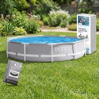Piscina Inflable Interior con Marco de Acero de 28206, 10' X 30" (350*350*76cm), para Uso Familiar