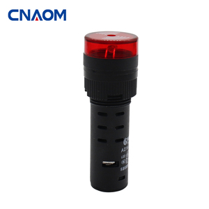 Phong cách thường xuyên AD16-16sm16mm DC 12V 24V 36V 48V AC 110V 220V 380V flash LED luz indicadora de alarmeb buzzer tín hiệu ánh sáng - Product Image 4