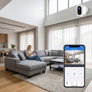 กล้องวงจรปิดไร้สาย 3MP WiFi พร้อมไฟสปอตไลท์ แบตเตอรี่ในตัว เซ็นเซอร์ PIR เสียงสองทาง ใช้งานได้นาน รองรับ Cloud และบันทึกข้อมูลลงการ์ด <span class=keywords><strong>TF</strong></span> ขายส่งจากโรงงาน - Product Image 5