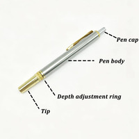 Stylo de ponction à triple lancette à tête unique pour la thérapie par ventouses humides - Certifié CE, portable, sûr et facile à nettoyer