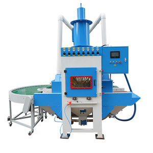 Labor-saving Automatic Conveyor Belt <b>Sandblasting</b> <b>Machine</b> with Transport System - Product Image 1
