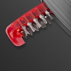 11 in 1 Ratchet Screwdriver Set Telescopic Screwdriver Two-way <b>ABS</b> Handle Adjustment Forward Reverse Multifunctional Bits Driver - Product Image 3