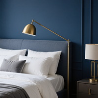 Ensemble de literie de luxe pour hôtel en coton égyptien 100% - Drap plat, housse de couette, taie d'oreiller - Draps blancs écologiques 6040s 4 pièces
