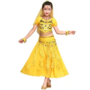 Children's Day Indian Dance Dress Female Folk Chorus Performance Skirt