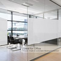 Großhandel PVC-Innenraum Dichroitischer Farbdekorations-Bauglasfolie Vinyl Statisch Haftende Dekorative Transparente Fensterfolie