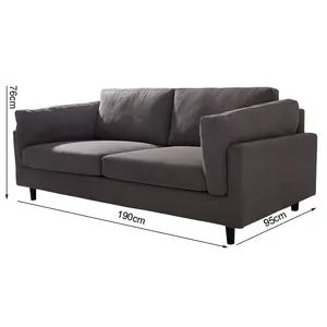 Sofa kayu furnitur kualitas tinggi mewah Modern di ruang tamu