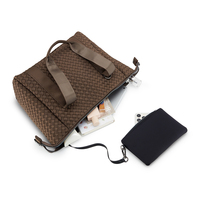 Sac fourre-tout de voyage en néoprène tissé à la main, mini sac à main personnalisé, sac de plage pour femme, vente en gros d'usine