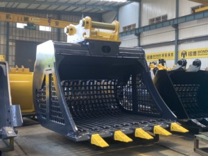 MONDEショベルアタッチメントVibroスクリーンバケットスクリーニング機振動スクリーンスケルトンスクリーニングバケット販売 - Product Image 2