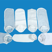 Filtre à sac en feutre aiguilleté de polypropylène (PP) et polyester de 5,0 microns, économique, pour le traitement et la filtration de l'eau