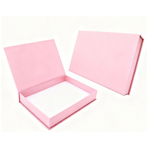 Boîte d'emballage personnalisée pour ongles Boîte à ongles de couleur à double insertion et fenêtre ouverte Boîte en carton blanche pliante pour autocollants d'art d'ongle - Product Image 3
