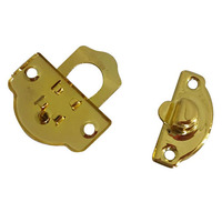 Approvisionnement d'usine couleur or petit métal mignon boîte à bijoux loquet attraper moraillon serrure pour boîte en bois étui