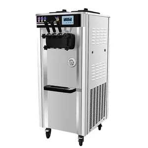 China Manufacturer Direct Commercial Three Flavors Softy Ice Cream Machine