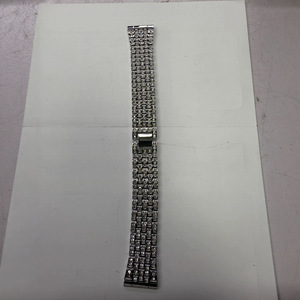 Apple Watch Diamond Mesh Band 18mm 20mm 22mm Silver Gold Rose Gold Metal Strap <b>Snap</b> <b>Fastener</b> Universal Smart Watch Bands - Product Image 4