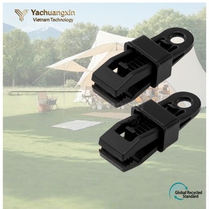 Black <b>Plastic</b> Buckle Clamp for Outdoor Activities Hiking Gear <b>Hook</b> 1PC All Seasons Use - Product Image 5