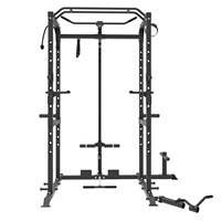 Equipo de Gimnasio Multifuncional Comercial Power Rack |   Máquina de Entrenamiento Multifuncional Smith Squat Cable Crossover de Acero de Alta Calidad