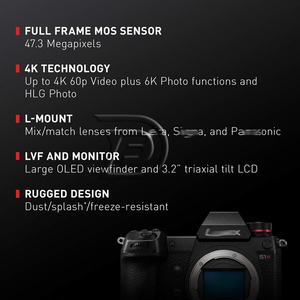 For S1R Mirrorless <b>Camera</b> Full Frame 4K HDR Video <b>Camera</b> 47.3MP MOS Digital <b>Camera</b> - Product Image 6