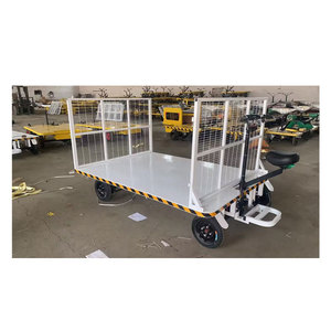 Chariot à plateforme électrique robuste pour le transport de marchandises / Chariot électrique autoportant, très demandé - Product Image 6