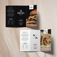 Özel A4 A5 kağıt menü restoran katlanmış broşür Flyer reklam manuel broşür katlanmış kitapçık Poster baskı hizmeti