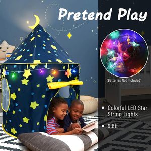 Tente de jeu pour enfants, <span class=keywords><strong>château</strong></span> de princesse pliable, tissu doux, portable, cadeau, maison de jeu, tente de <span class=keywords><strong>château</strong></span> pour enfants - Product Image 2