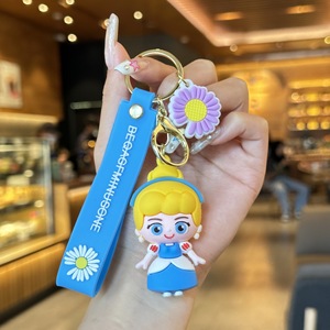 Mignon dessin animé <span class=keywords><strong>Blanche</strong></span>-<span class=keywords><strong>Neige</strong></span> Sirène Frozen Raiponce Princesse Porte-clés Poupée Pendentif Accessoires Festival Cadeau <span class=keywords><strong>Grimm</strong></span> Fairy Tales - Product Image 6