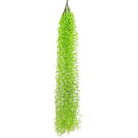 Panneaux de plafond décoratifs en rotin de soie, feuilles de saule artificielles, branches, lianes florales, feuillage suspendu pour centres commerciaux intérieurs