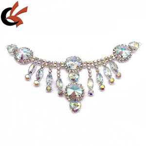 Connettore per abito carnevale <span class=keywords><strong>con</strong></span> strass applique connettore per Bikini in cristallo - Product Image 1