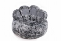 Lits pour chats en fausse fourrure, lits confortables pour animaux de compagnie, lits de luxe pour chats, camas para perros