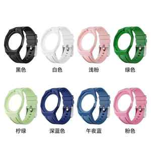 Correa de repuesto para reloj compatible con <span class=keywords><strong>Swatch</strong></span> A-P Royal Pop Series, pulsera de silicona colorida de ajuste preciso para hombres y mujeres - Product Image 4