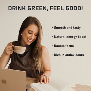 Té en Polvo para Mejorar la Digestión, Suplemento Dietético, Té Verde Matcha Puro, Alivia la Fatiga, Potente Antioxidante, Directo de Fábrica - Product Image 2