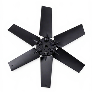 Ventilateur axial à vitesse réglable, diamètre de la pale de 600 mm, en alliage d'aluminium/nylon, haut débit d'air, pour la ventilation industrielle, la tour de refroidissement, durable - Product Image 1