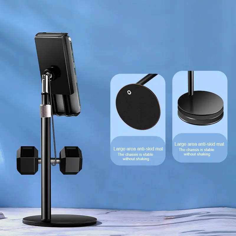360 Degree Rotating Aluminium Locking Theft Proof Security Exhibition Adjustment Table Pos Tablet Stand