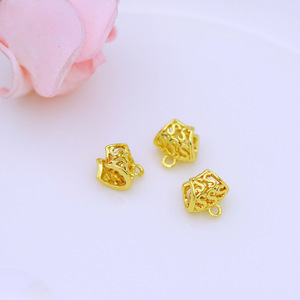 Cuentas tubulares huecas irregulares chapadas en oro de 18 quilates para la fabricación de pulseras, accesorios de joyería DIY 0068 - Product Image 3