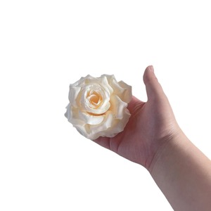 Têtes de roses artificielles en soie, fleurs blanches, jaunes, roses, décoration de mariage, réutilisables, arrangements floraux hautement réalistes - Product Image 5