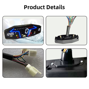 Velocímetro Digital LED Universal Modificado para Motocicleta, Tacómetro LCD para Sudamérica - Product Image 3