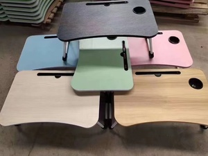 Support pliable pour ordinateur portable, <span class=keywords><strong>table</strong></span> paresseuse, fente pour carte, Support de bureau, motifs personnalisés, hauteur réglable, bureau d'ordinateur pliable - Product Image 4